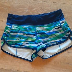 EUC Lululemon speed shorts